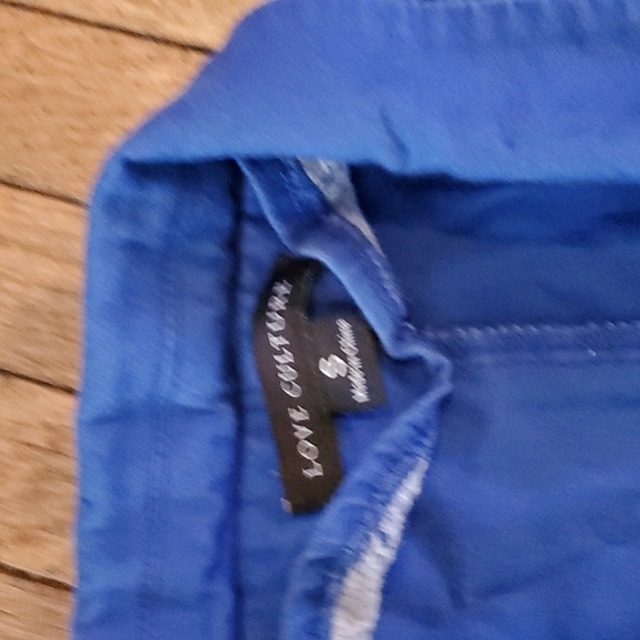 Blue Cotton Blazer - Picture 2 of 5